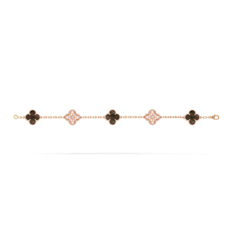 Lắc Tay VCA Vintage Alhambra bracelet, 5 motifs