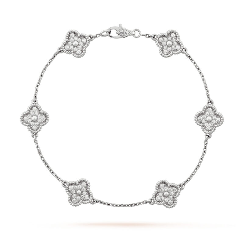 Lắc Tay VCA Sweet Alhambra bracelet, 6 motifs