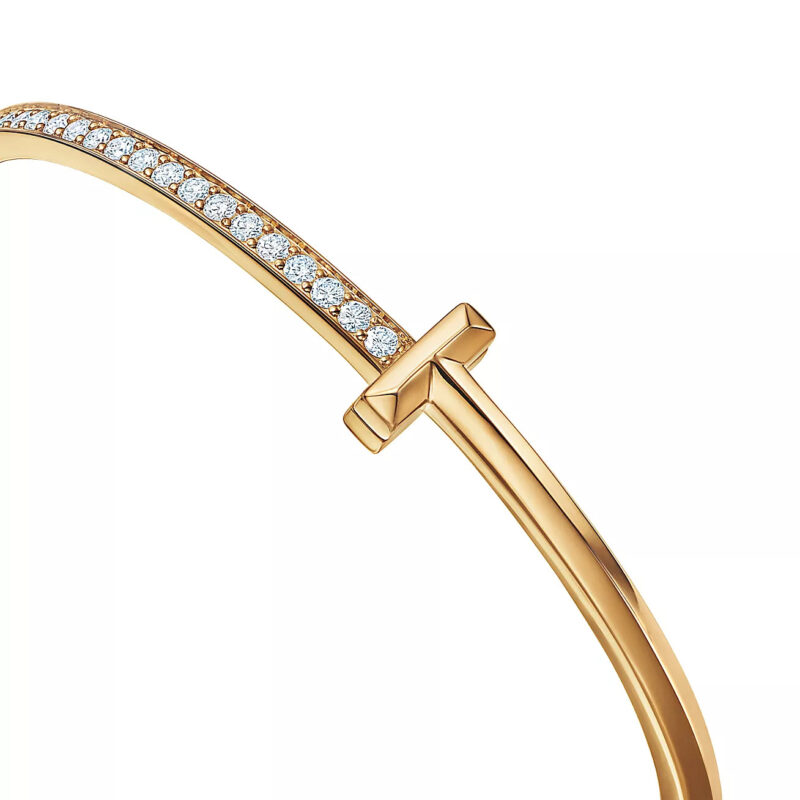 Lắc tay Narrow Diamond Hinged